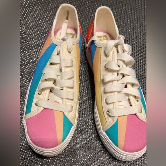 Keds X Kate Spade New York Triple Kick Multi Striped... - Picture 5 of 7